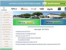 Tablet Screenshot of acoliveira.org